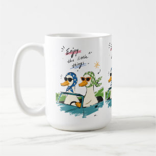 Mug Le voyage des canards, profitez des petites choses