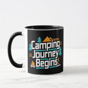 Mug Le Voyage En Camping Commence, Les Aventures Atten