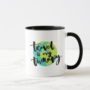 Mug Le voyage est ma thérapie