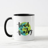Mug Le voyage est ma thérapie (Gauche)