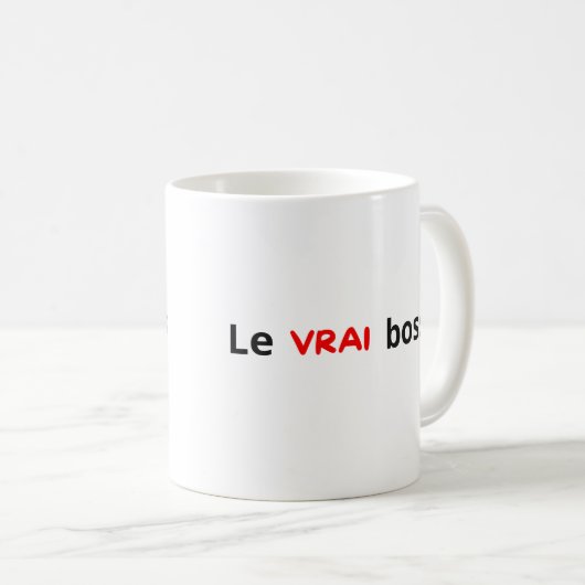 Mug le vrai boss (Devant droit)