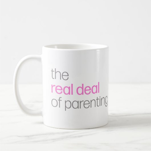 Mug Le vrai marché de l'éducation parentale (Gauche)