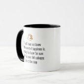 Mug Le vrai secret du bonheur (Devant gauche)