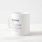 Mug Le vrai sens d'un ingénieur (Devant gauche)