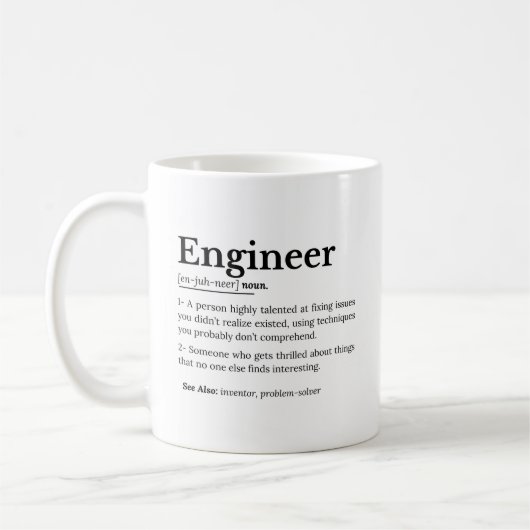 Mug Le vrai sens d'un ingénieur (Gauche)