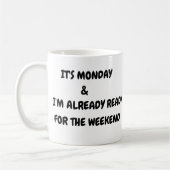 Mug Le week-end est loin (Gauche)