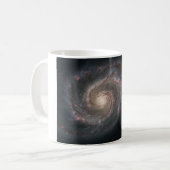 Mug Le Whirlpool Galaxy M51 & Companion dans l'espace (Devant gauche)