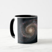 Mug Le Whirlpool Galaxy M51 & Companion dans l'espace (Devant gauche)