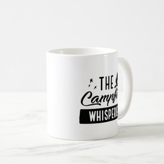 Mug Le Whisperer du feu de camp (Devant droit)