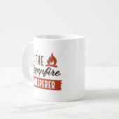 Mug Le Whisperer du feu de camp (Devant gauche)
