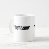 Mug Le Wingman s'envole le logo (Devant gauche)