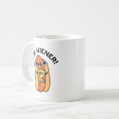 Mug Le Winner Funny Winner Hot Dog Pun (Devant gauche)