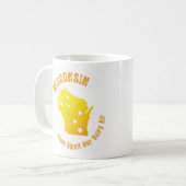 Mug Le Wisconsin viennent odeur notre air de laiterie (Devant gauche)