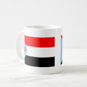 Mug Le Yémen du sud Flag (1967) (Devant gauche)