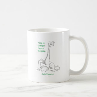 Mug Le yoga est meilleur marché qu'un thérapeute