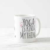 Mug Le yoga est plutôt ma chose (Devant droit)