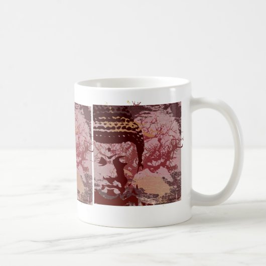 Mug Le yoga parlent : Graphique d'arbre de Bouddha (Droite)