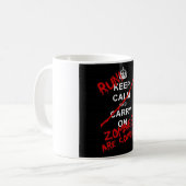 Mug Le zombi de course viennent (Devant gauche)