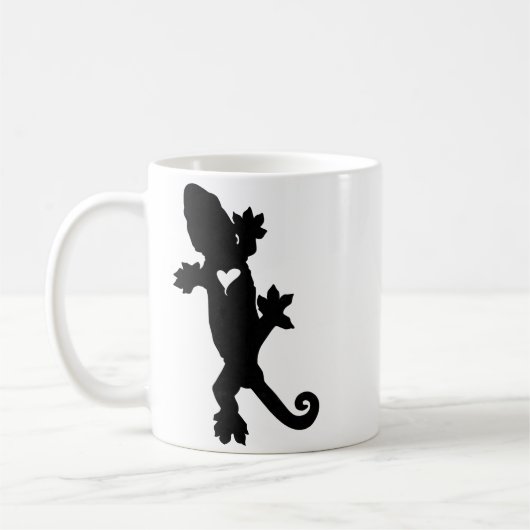 Mug Leachie New Caledonian Gecko Artsy Distressed (Gauche)