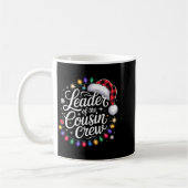 Mug Leader Of The Cousin Crew Xmas Lights Red Plaid Sa (Gauche)
