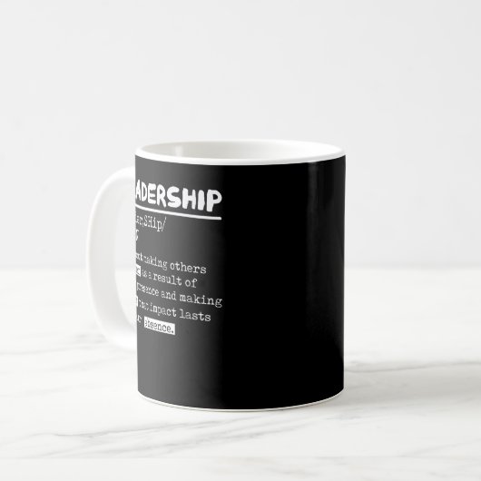 Mug Leadership Definition Leader Office Teamwork Influ (Devant gauche)
