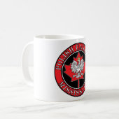 Mug Leaf canadien polonais rond de Mississauga (Devant gauche)