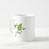 Mug Leaf d'abeille en vous - Citation d'un chou mignon (Devant gauche)