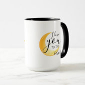Mug LeahG Tu Es Mon Sunshine T'Aime À Lune Retour (Devant droit)