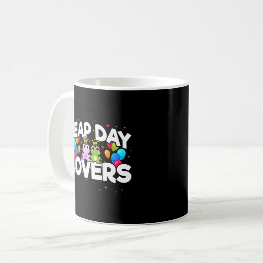 Mug Leap Day Leap Année Mariage Anniversaire (Devant gauche)