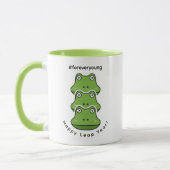Mug Leap Year Forever Young 3 Frogs 29 févr. (Gauche)