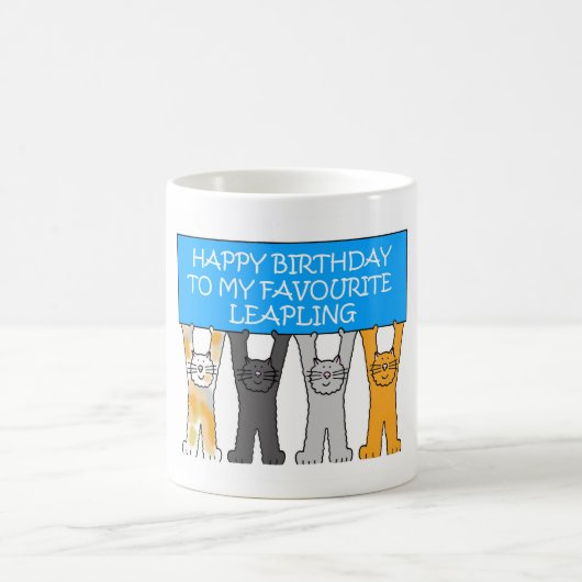 Mug Leapling, année bissextile anniversaire 29 février (Centre)