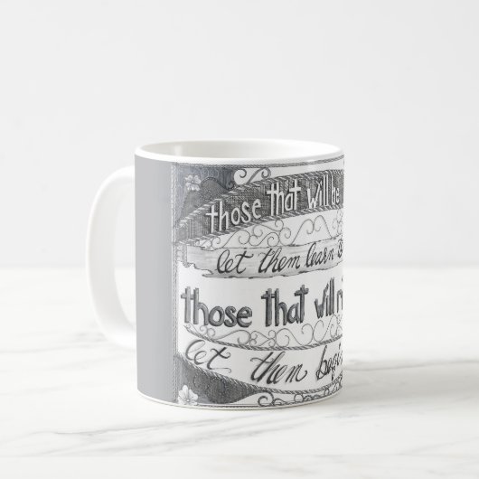 Mug Learn to Serve (Devant gauche)