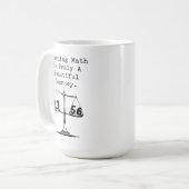 Mug Learning Math Beautiful Journey Educator (Devant gauche)