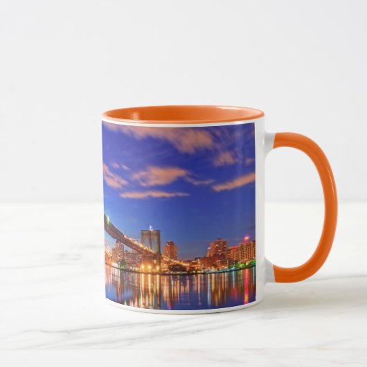 Mug L'East River, pont de Brooklyn, Manhattan (Droite)