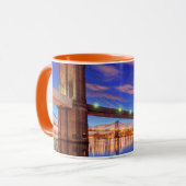 Mug L'East River, pont de Brooklyn, Manhattan (Devant gauche)