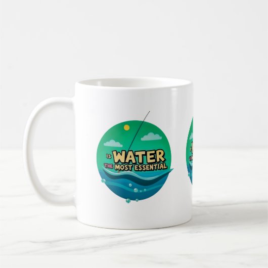 Mug L'eau est-elle la ressource la plus essentielle (Gauche)