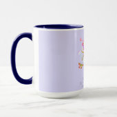 Mug L'Eau Florale De Pays Peut Monogramme Violet (Gauche)