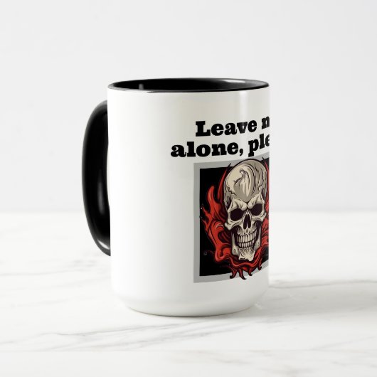 Mug Leave me alone, please (Devant gauche)