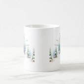 Mug L'écharpe de train 3d apparaît à travers le mur de (Centre)