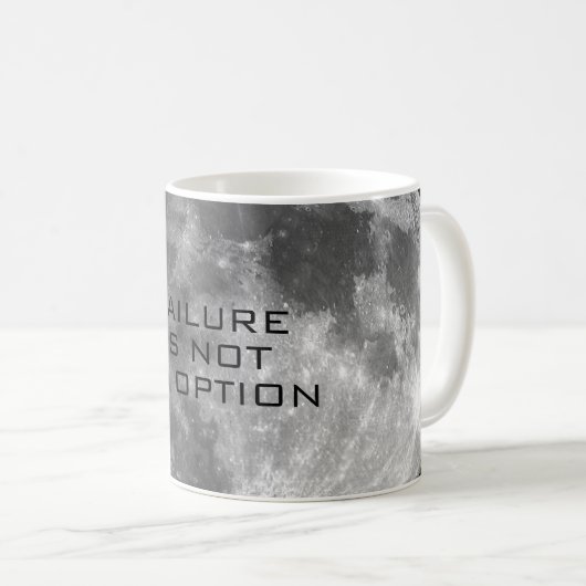 Mug L'échec n'est pas une option (Devant droit)