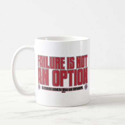 MUG L'ÉCHEC N'EST PAS UNE OPTION ! (Gauche)