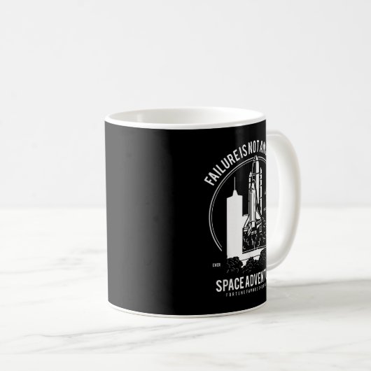 Mug L'échec n'est pas une option d'aventure spatiale  (Devant droit)