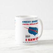 Mug L'éclipse solaire totale - 2017 - je l'ai vue ! (Devant droit)