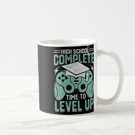 Mug L'École Complète Le Temps De Niveau Vidéo Jeu Grad (Droite)