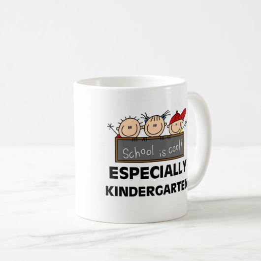 Mug L'école de jardin d'enfants est fraîche (Devant droit)