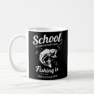 Mug L'École Est Importante, Mais La Pêche Est Importan