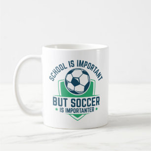 Mug L'école est importante mais le football est plus i