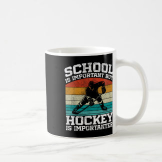 Mug L'école est importante mais le hockey est plus imp