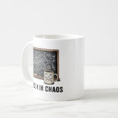 Mug Leçon de chaos | Sarcasme de la vie scolaire (Devant gauche)