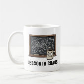 Mug Leçon de chaos | Sarcasme de la vie scolaire (Gauche)